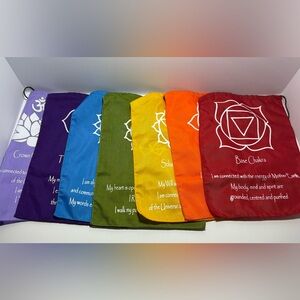 7 Chakra Affirmation Banner – Connected Wall Hanging